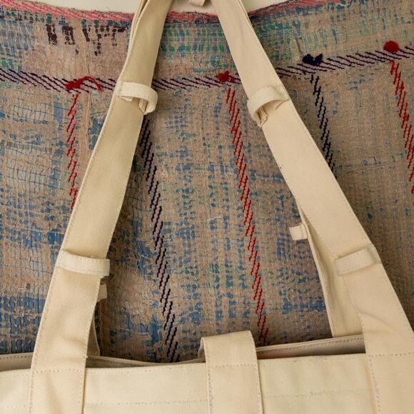 Upcycled handmade carhartt canvas tote - Picture 7 of 8